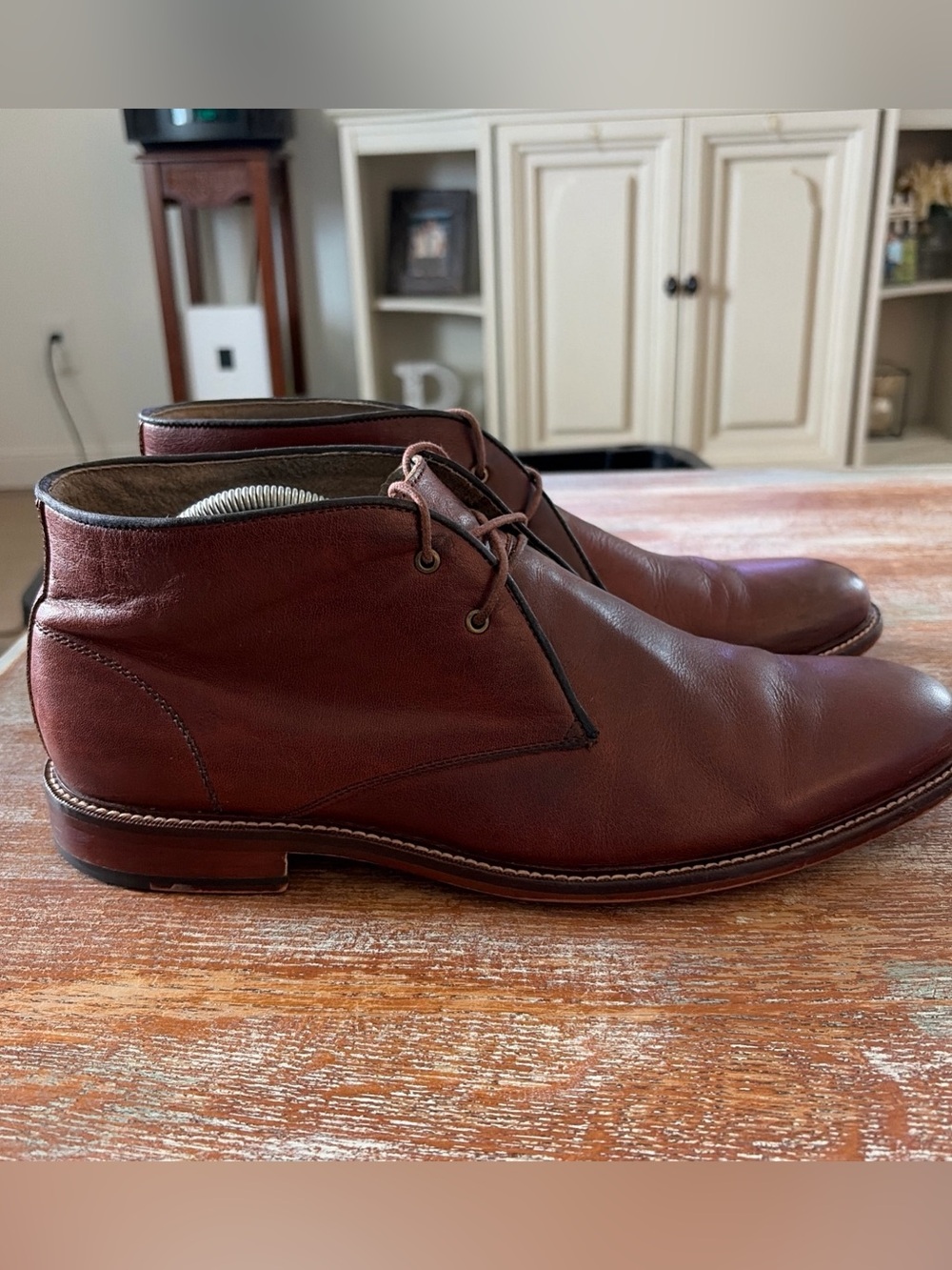Banana Republic Brown Versatile Leather Chukka Lace Up Boots Size 11.5M